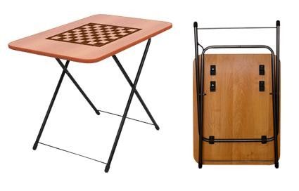 Стол туристический складной с шахматной сеткой