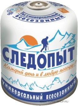 Газовый баллон всесезонный Следопыт 450 гр, Корея
