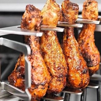 Подставка для ребрышек, куриных ножек в духовку, гриль, BBQ, мангала