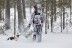 Зимний камуфляжный костюм-комбинезон для охотников JahtiJakt Snow Camo Overall