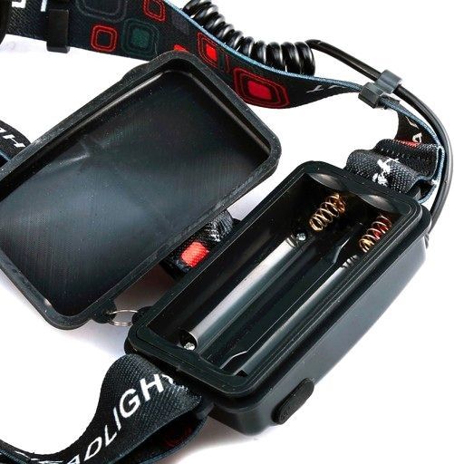 Налобный светодиодный аккумуляторный фонарь NK JIN-A5M-T6 с фокусировкой Zoom