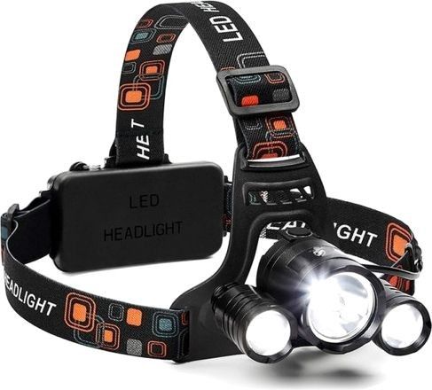 Налобный светодиодный аккумуляторный фонарь NK JIN-A5M-T6 с фокусировкой Zoom