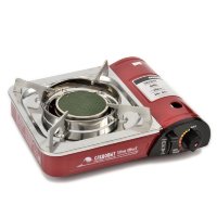 Плита настольная газовая Следопыт UltraEffect керамическая с переходником