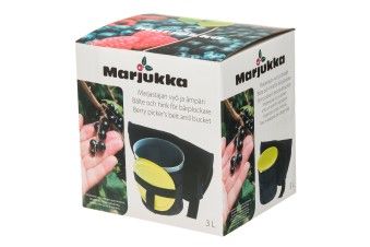 Ведёрко для сбора ягод 3 литра с поясной сумкой Marjukka