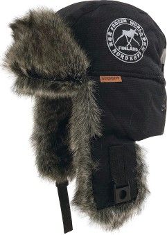 Шапка-ушанка NordKapp TALVI Badger MX black