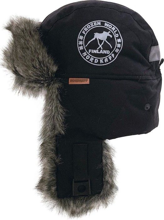 Шапка-ушанка NordKapp TALVI Badger MX black