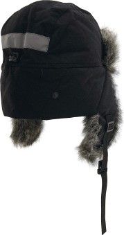 Шапка-ушанка NordKapp TALVI Badger MX black