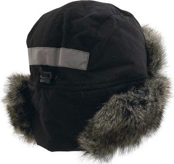 Шапка-ушанка NordKapp TALVI Badger MX black
