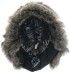 Шапка-ушанка NordKapp TALVI Badger MX black