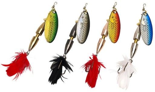 Набор вращающихся блесен 9 грамм, 4 шт