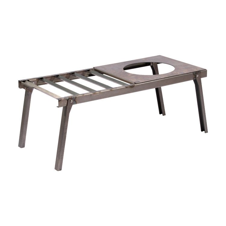 Решетка костровая Следопыт 66х30х26 см (с подставкой под казан)