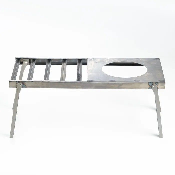 Решетка костровая Следопыт 66х30х26 см (с подставкой под казан)