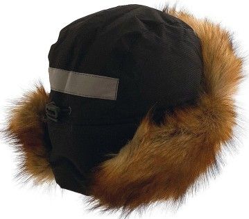 Шапка-ушанка NordKapp TALVI FoxRed MX black
