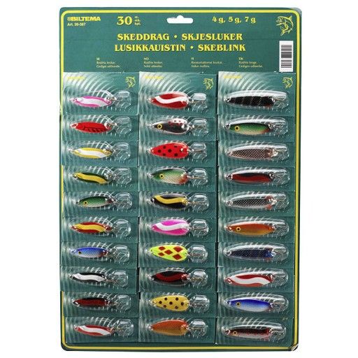 Набор колеблющихся блесен 30 шт