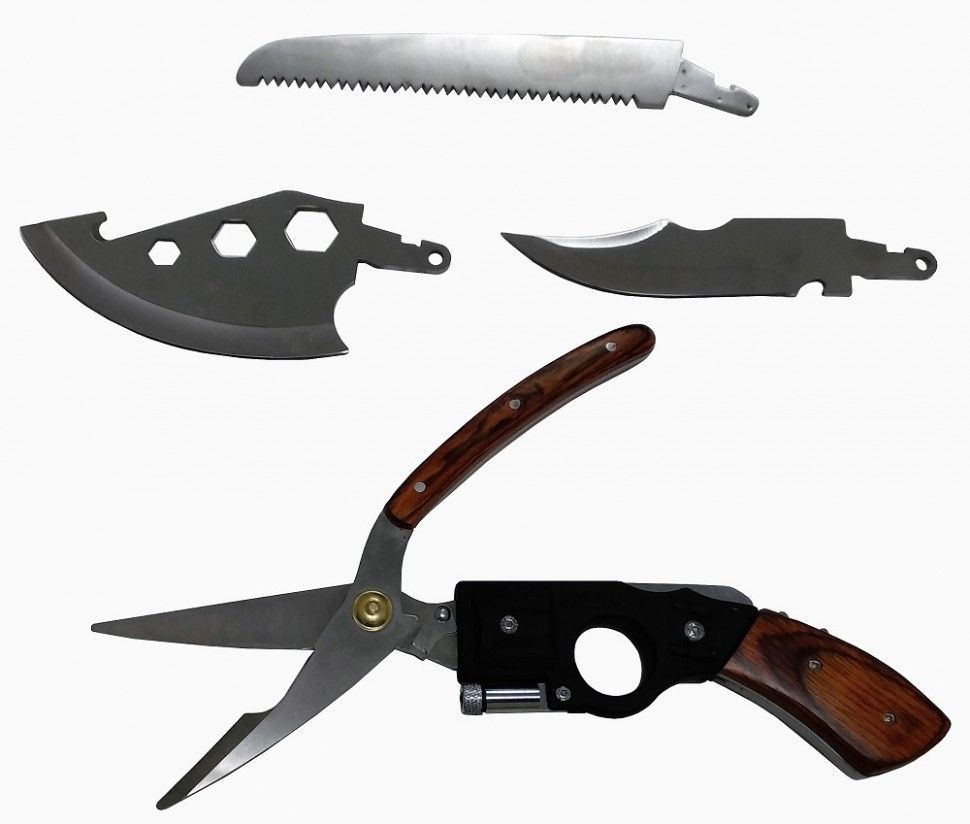 Набор туристических ножей. Походный нож с пилой.