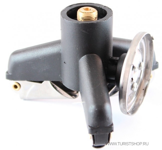 Переходник-адаптер-тренога для газовых баллонов цанг-резьба, горизонтальный