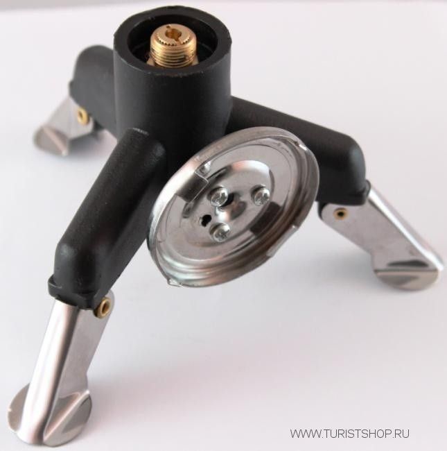 Переходник-адаптер-тренога для газовых баллонов цанг-резьба, горизонтальный