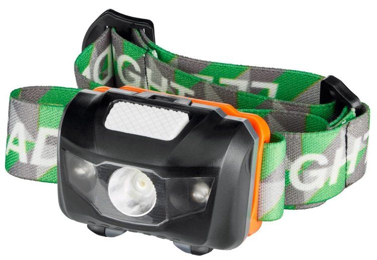 Светодиодный наголовный фонарь черный