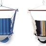 Гамак - кресло INDIGO тканевый с подножкой 100*60 см