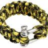 Браслет из паракорда 18 см, желтый