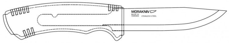 Нож Morakniv Bushcraft Orange