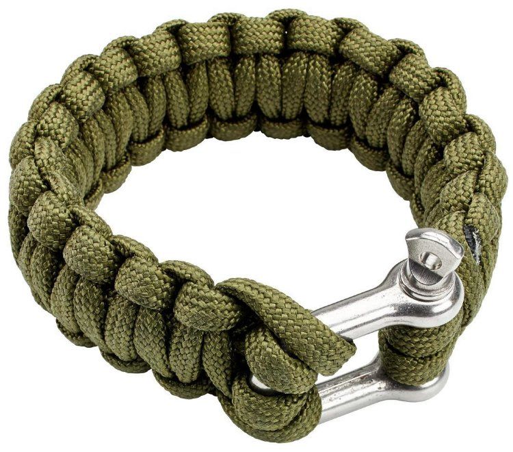 Браслет из паракорда 22 см, оливковый