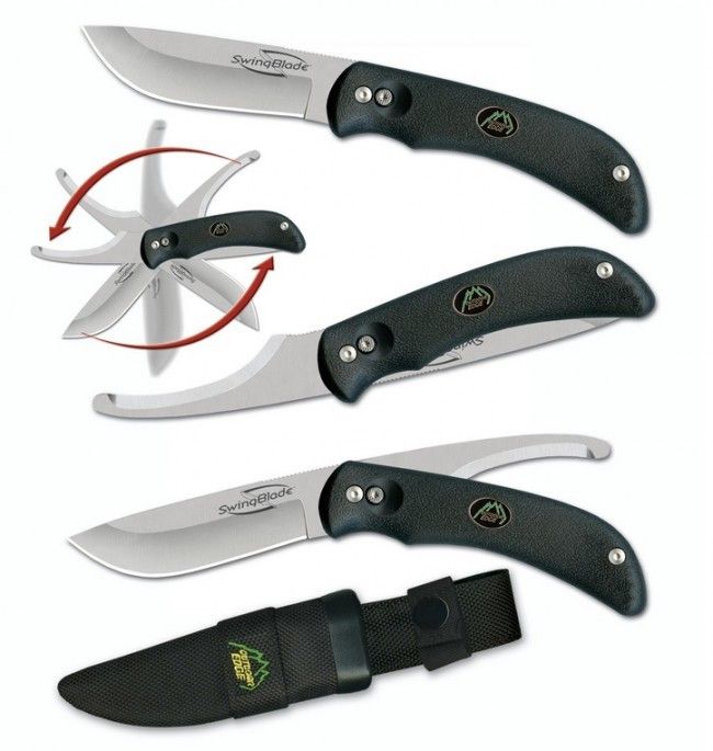 Knife edge. Нож Outdoor Edge Swingblade. Нож охотничий Outdoor Edge Swingblade. Нож eka Swingblade и Outdoor Edge. Нож Outdoor Edge (Swingblade) совместная разработка с eka.