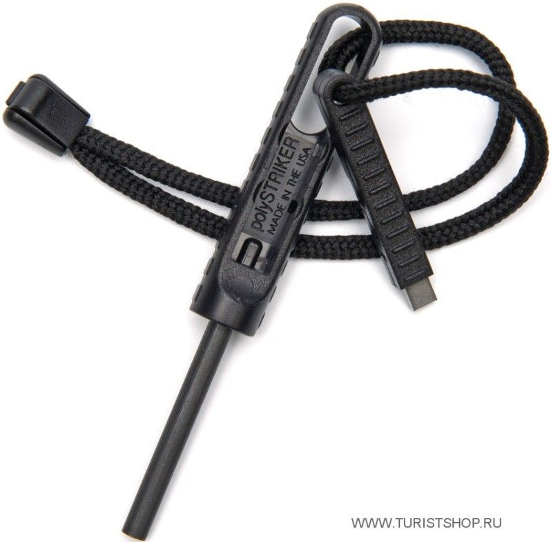 Огниво Exotac polySTRIKER, чёрный