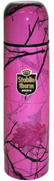 Термос вакуумный Stabilotherm 0,7 литра Pink Camo