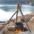 Фиксатор костровой походный для треноги