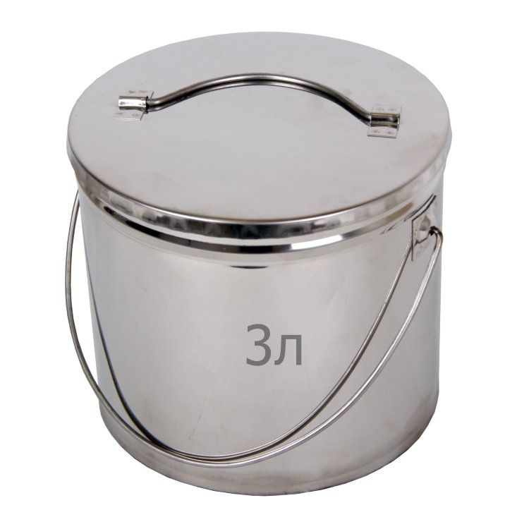 Котелок из нержавеющей стали 1.3, 2, 3 литра