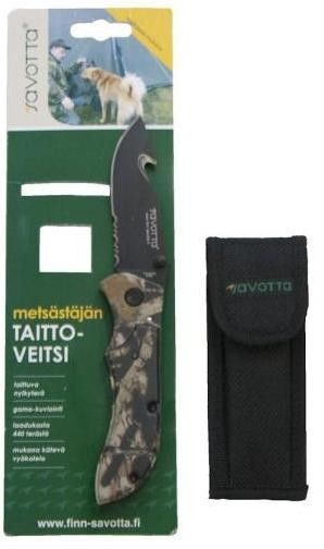 Нож охотничий, складной Savotta Hunter*s Jack-knife camo