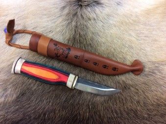 Охотничий нож Wood Jewel Revontulipuukko