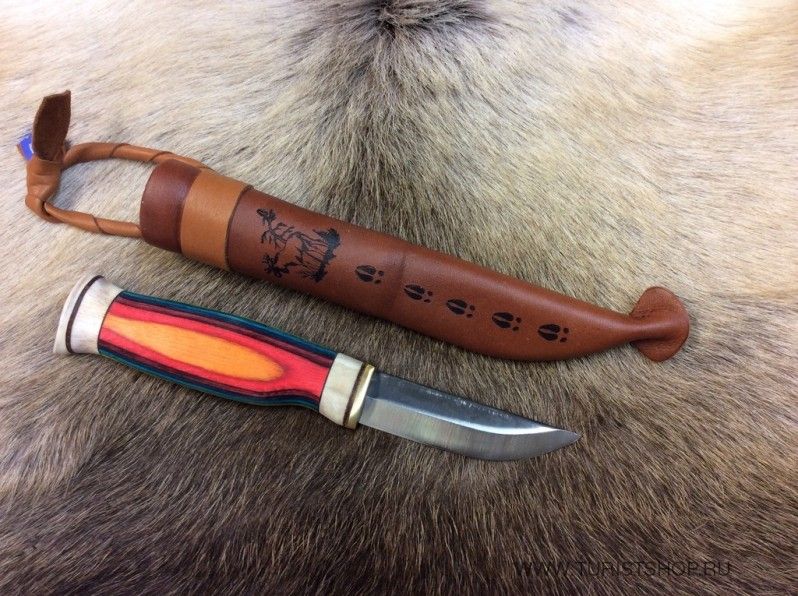 Охотничий нож Wood Jewel Revontulipuukko