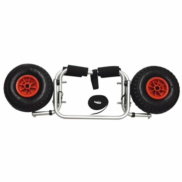 Тележка для перевозки байдарок, лодок, досок для серфинга, SUP складная, портативная до 80 кг