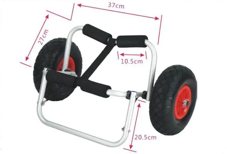 Тележка для перевозки байдарок, лодок, досок для серфинга, SUP складная, портативная до 80 кг