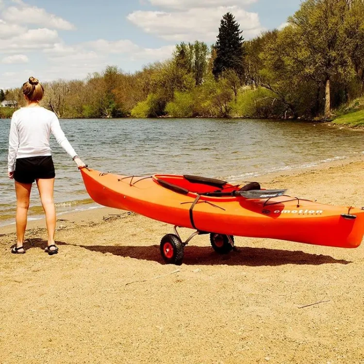 Тележка для перевозки байдарок, лодок, досок для серфинга, SUP складная, портативная до 80 кг