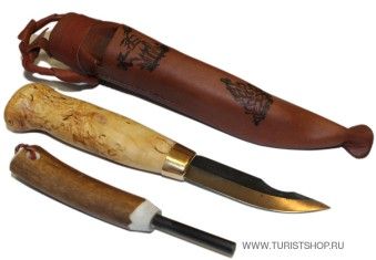 Охотничий нож Wood Jewel Fire Puukko