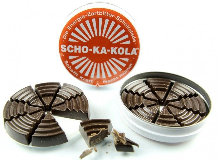 Шоколад энергетический Scho-Ka-Kola, горький, 100 гр
