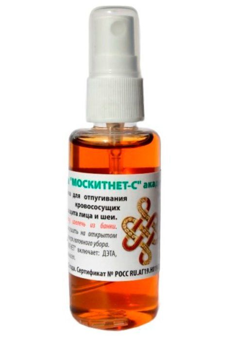 Пропитка Москитнет флакон с распылителем 50 мл для сетки Павловского
