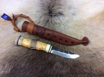 Охотничий нож Wood Jewel Kauko Zebra