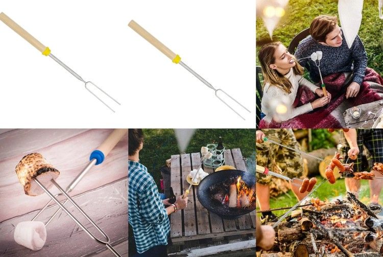 Вилка-гриль телескопическая
