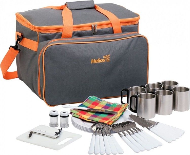 Набор для пикника на 6 персон Helios HS-811(6), купить недорого цена 4 ...