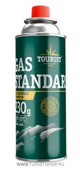 Газовый баллон STANDARD TOURIST евросмесь универсальная всесезонная 230 гр