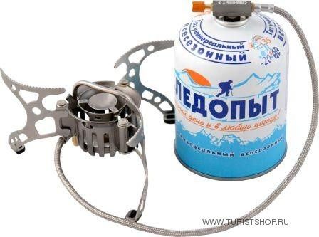 Мультитопливная портативная горелка СЛЕДОПЫТ ОГОНЬ ПРОМЕТЕЯ-1 в чехле