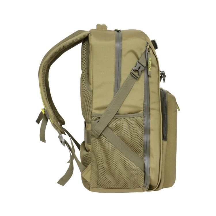 Рюкзак РК-02 рыболовный с коробками FisherBox Aquatic, синий, серый, хаки