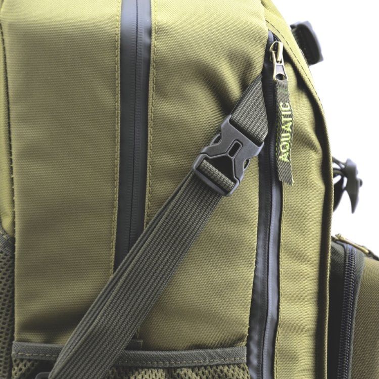 Рюкзак РК-02 рыболовный с коробками FisherBox Aquatic, синий, серый, хаки