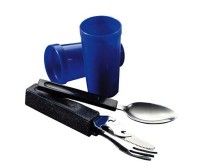 Походный набор нож, вилка, ложка, стаканы