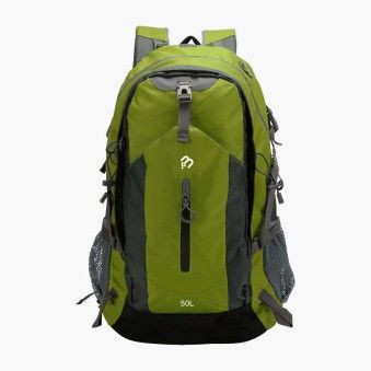 Рюкзак туристический Outdoor 50 литров, зеленый, черный