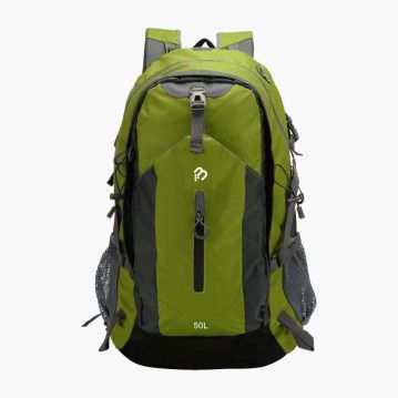 Рюкзак туристический Outdoor 50 литров, зеленый, черный